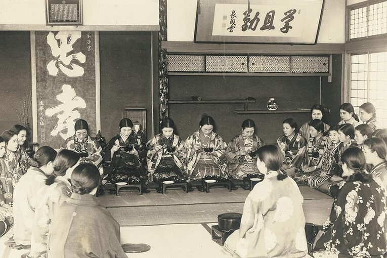 作法の授業（昭和16年〜17年頃）