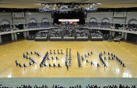 吹奏楽部が九州マーチングコンテストで金賞受賞