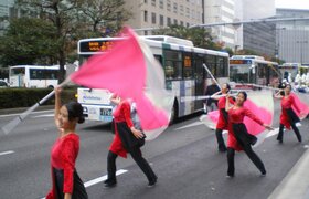 年末年始特別警戒活動出動式で本校生徒会会長が、一日警察署長を務めました