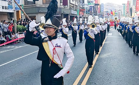 「台湾嘉義市・国際管楽祭 2017」出場（平成29年12月21〜25日）